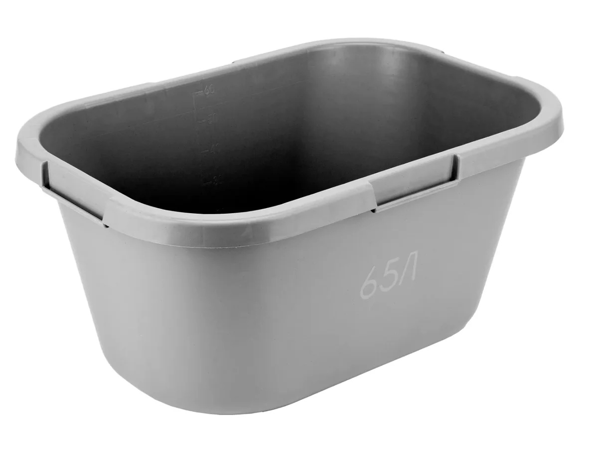 Matrix Таз прямоугольный строительный ударопрочный, 65 л, 81495