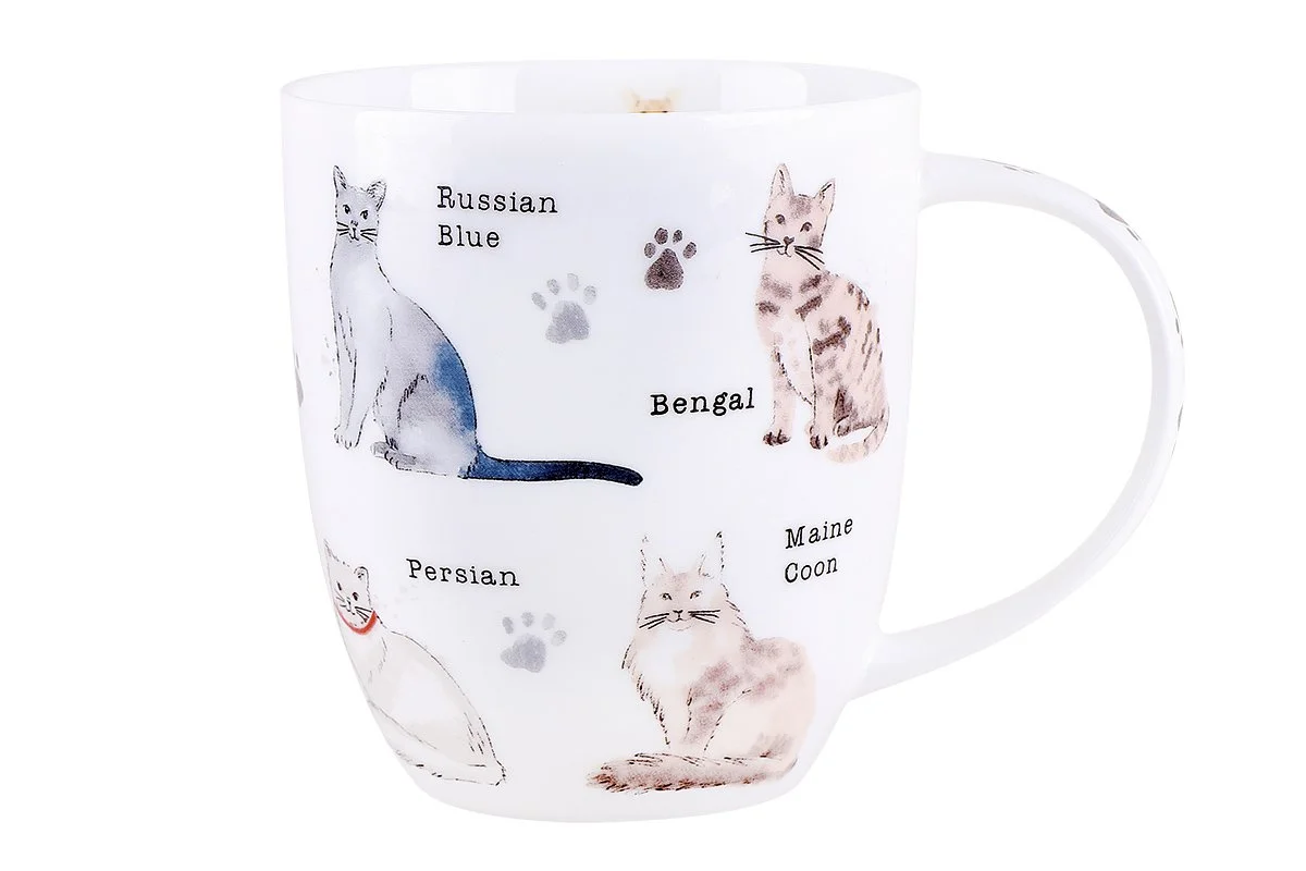 КОРАЛЛ Кружка 420 мл.Cats NB201M микс