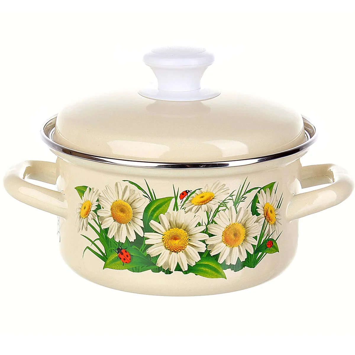 КМК Кастрюля 1,5 л 51904-352/6 слоновая кость