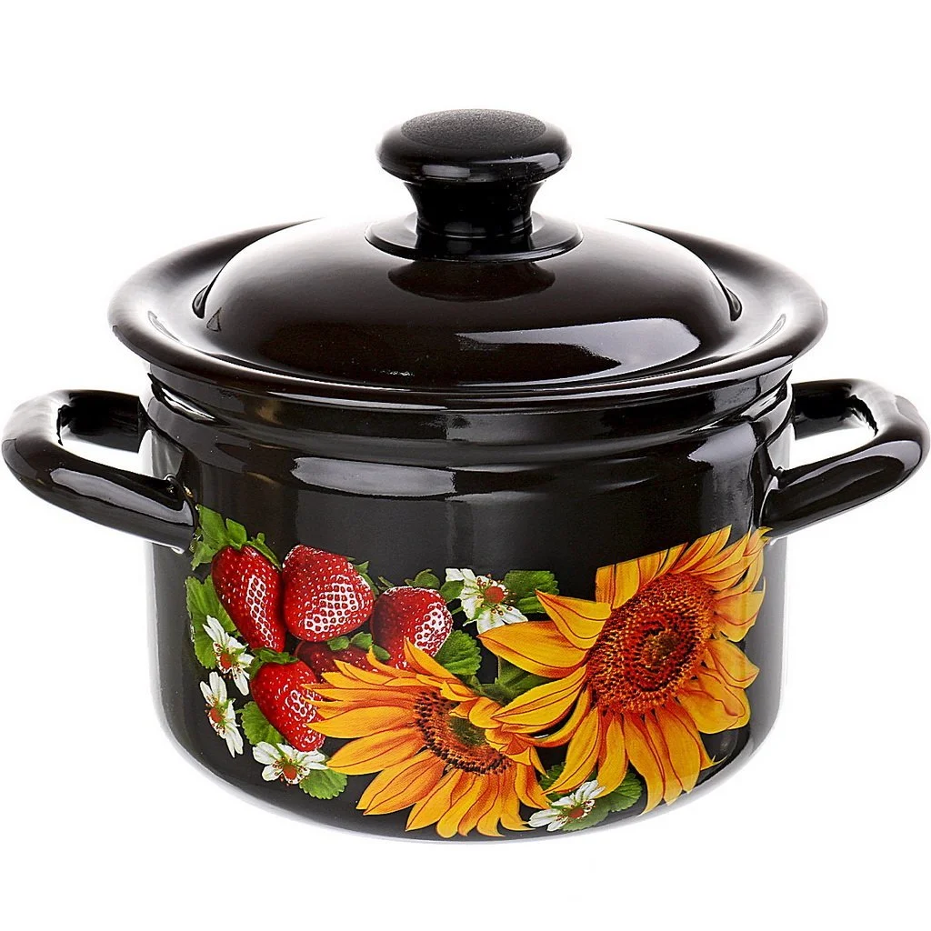 КМК Кастрюля 4,0л 41704-142/6-У4 коричневый