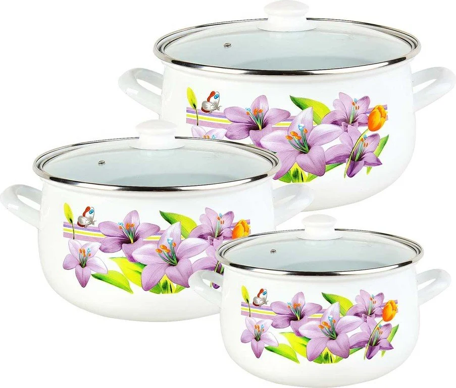 HASCEVHER Набор кастрюль (6пр.) Лилия 2010