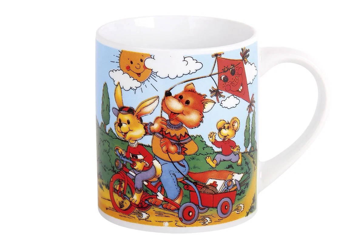 КОРАЛЛ Кружка 220мл.Веселые зверята ТМЗК