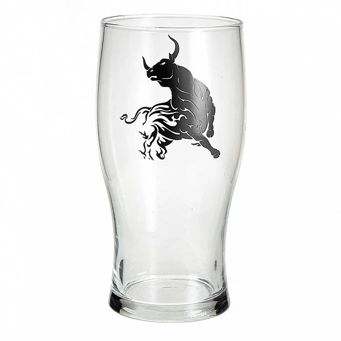 АРДЕККО Набор 2 стакана 580 мл Бык 1973/DP*2 черный