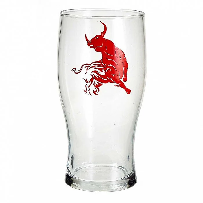 АРДЕККО Набор 2 стакана 580 мл Бык 1973/DP*2 красный