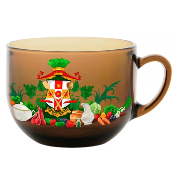 ДЕКОСТЕК Бульонница 650мл. Герб кухни 943-Д