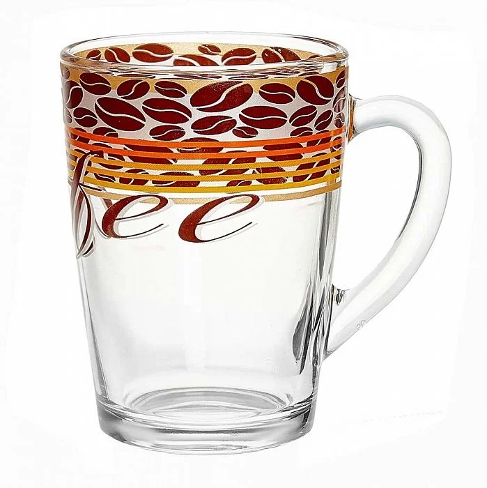 ДЕКОСТЕК Кружка 300 мл с декором Кофе 1334к