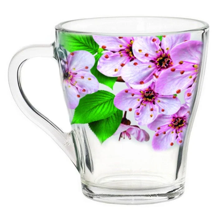 ДЕКОСТЕК Кружка 250 мл Живая природа. Сакура 1649-Д