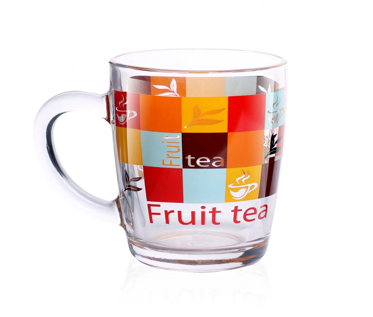 PASABAHCE Кружка 350 мл. декор ЧАЙ 55531ч микс