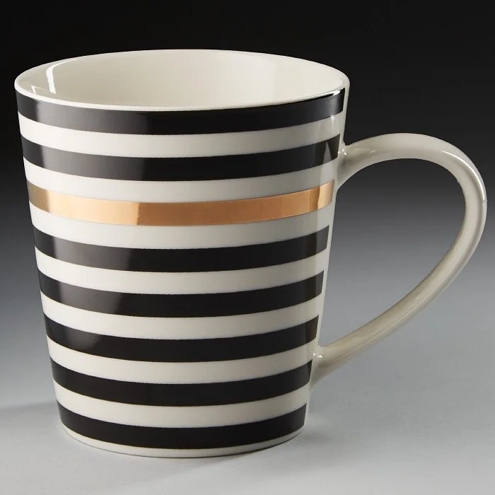 ROSARIO Кружка 400 мл Полоска Ф16-023L