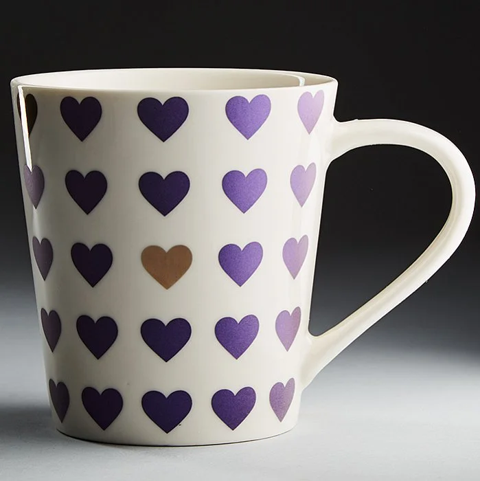 ROSARIO Кружка 400 мл Сердца Ф16-026L