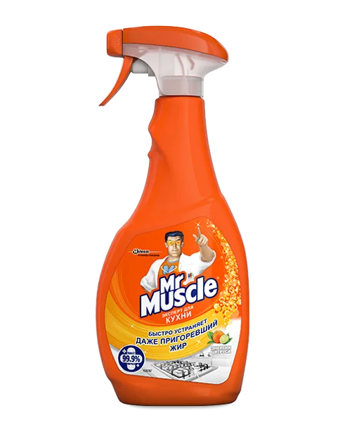 MR MUSCLE Средство для кухни 500 мл. Свежесть лимона 4823002002690