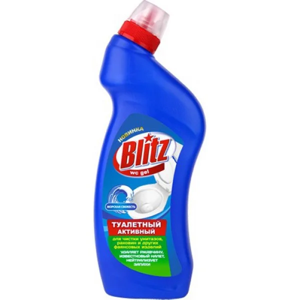 BLITZ Гель туалетный активный 750г. Морская свежесть 4607137251648