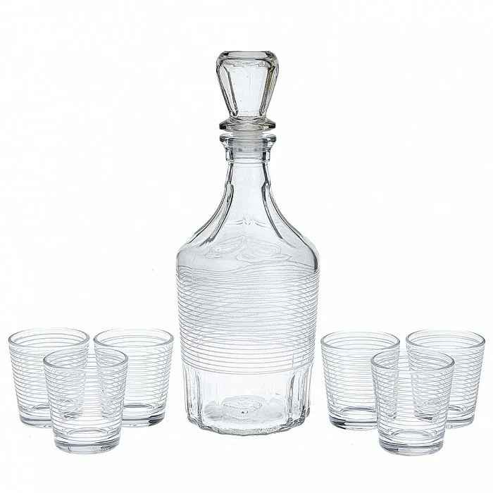 ДЕКОСТЕК Набор бокалов для вина 7 пр. Спираль 1230-Г