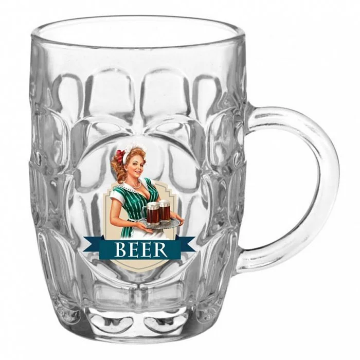 ДЕКОСТЕК Кружка для пива 500мл Пейте пиво 1002/1-Д