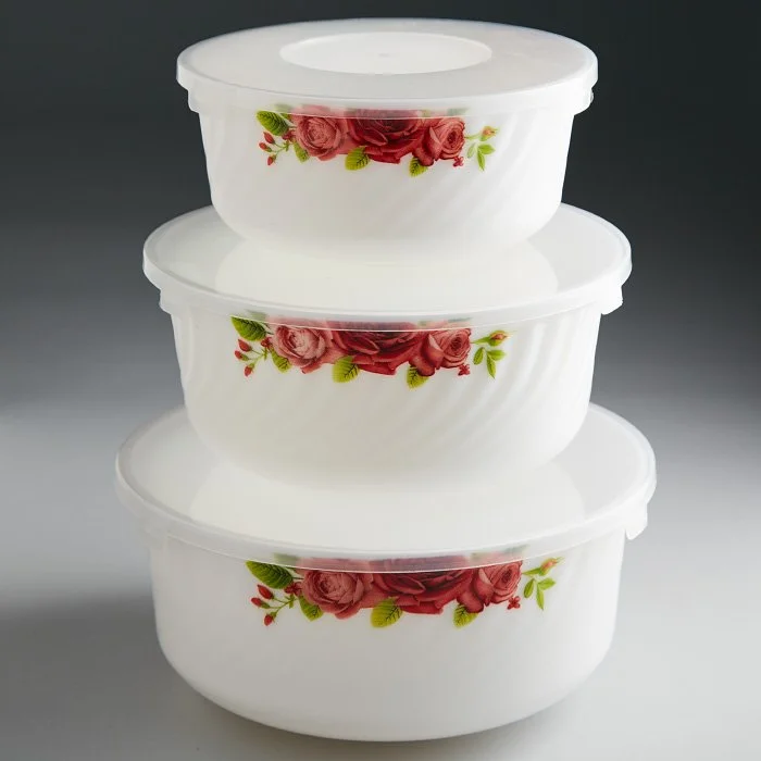 TEROPAL Набор салатников 3шт. Алые розы 1013K/46-SK