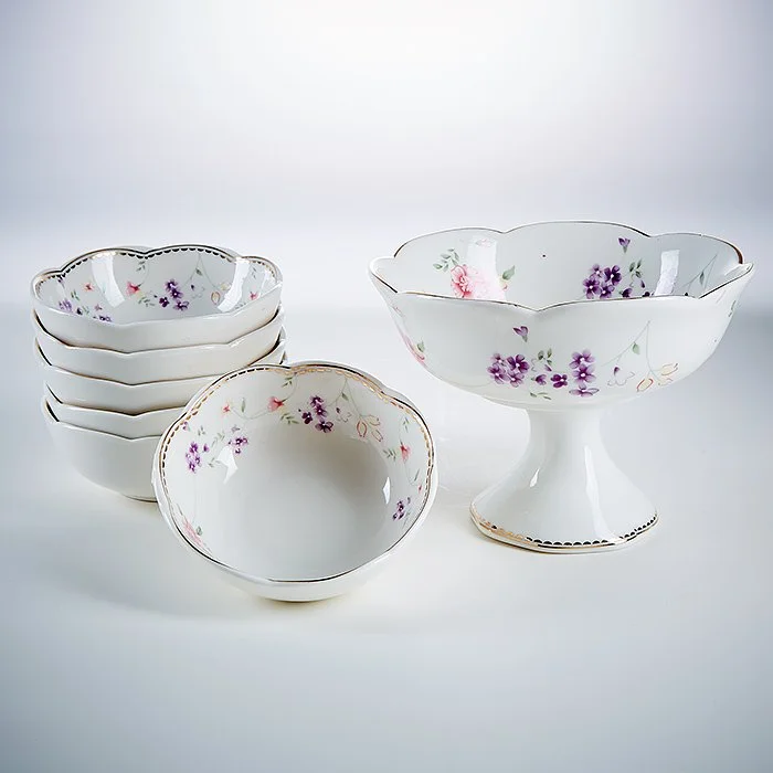 BEATRIX Набор для варенья 7 предметов (креманка + 6 розеток) Флориана МР003W/7