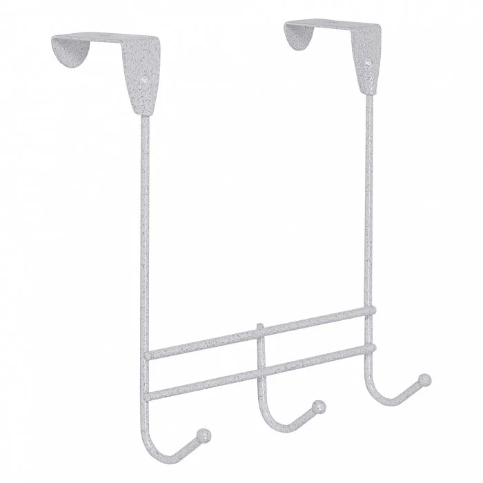 DELTA Вешалка надверная Нота 3 ВНД 308 БС белое серебро