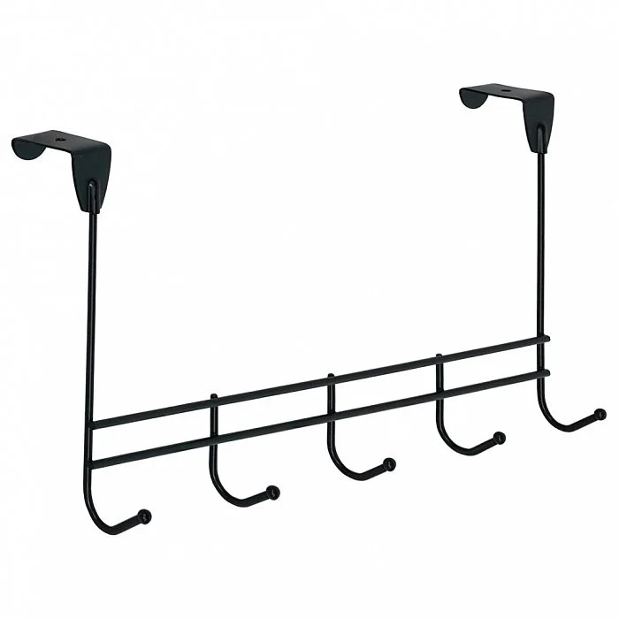 DELTA Вешалка надверная Нота 5 ВНД 310 Ч черная