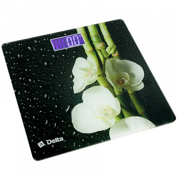 DELTA Весы напольные электронные Цветущий бамбук D 9219