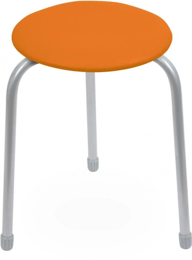 НИКА Табурет Ника классика 1 ТК01/О оранжевый