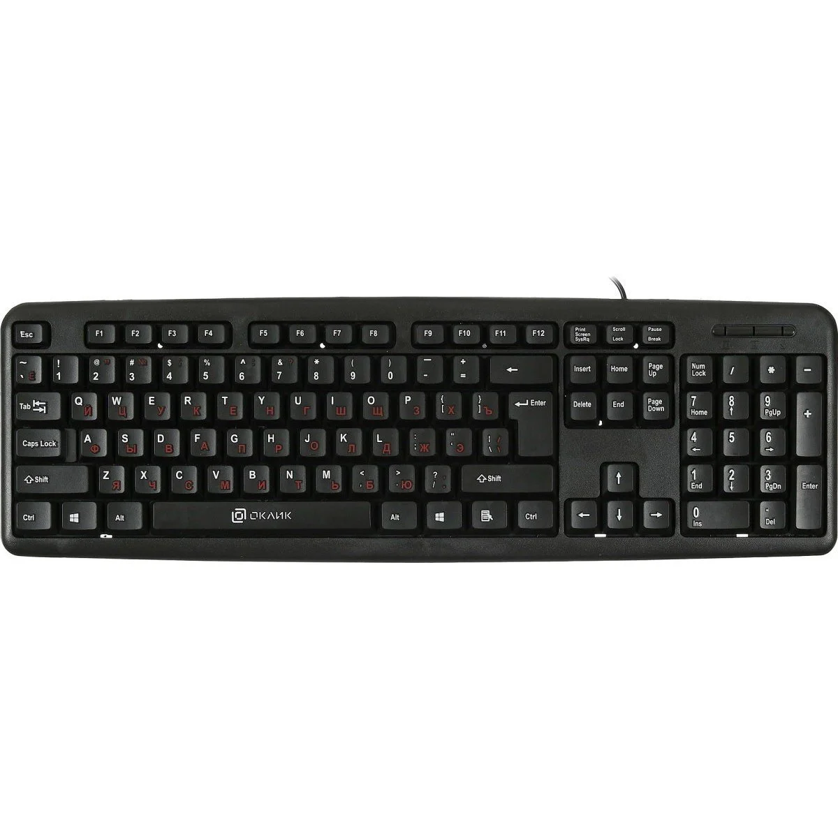 Oklick Клавиатура 90MV2 черный USB 90M V2 1185967