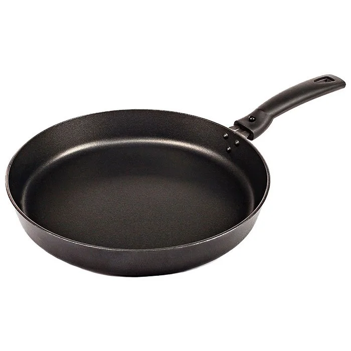 DELTA Сковорода Дарья 24 см со съемной пластиковой ручкой АП 14101