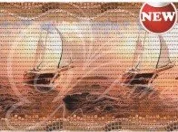 VILINA Коврик напольный из вспененного ПВХ 0,65 х 15 м 67510 принт FV24