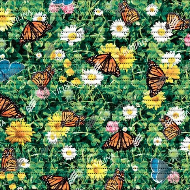 VILINA Коврик напольный из вспененного ПВХ 0,65 х 15 м 67510 принт FV3