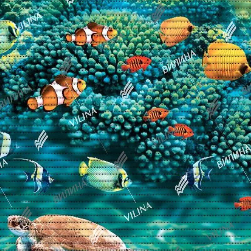 VILINA Коврик напольный из вспененного ПВХ 1,30 х 15 м 67530 принт FV1