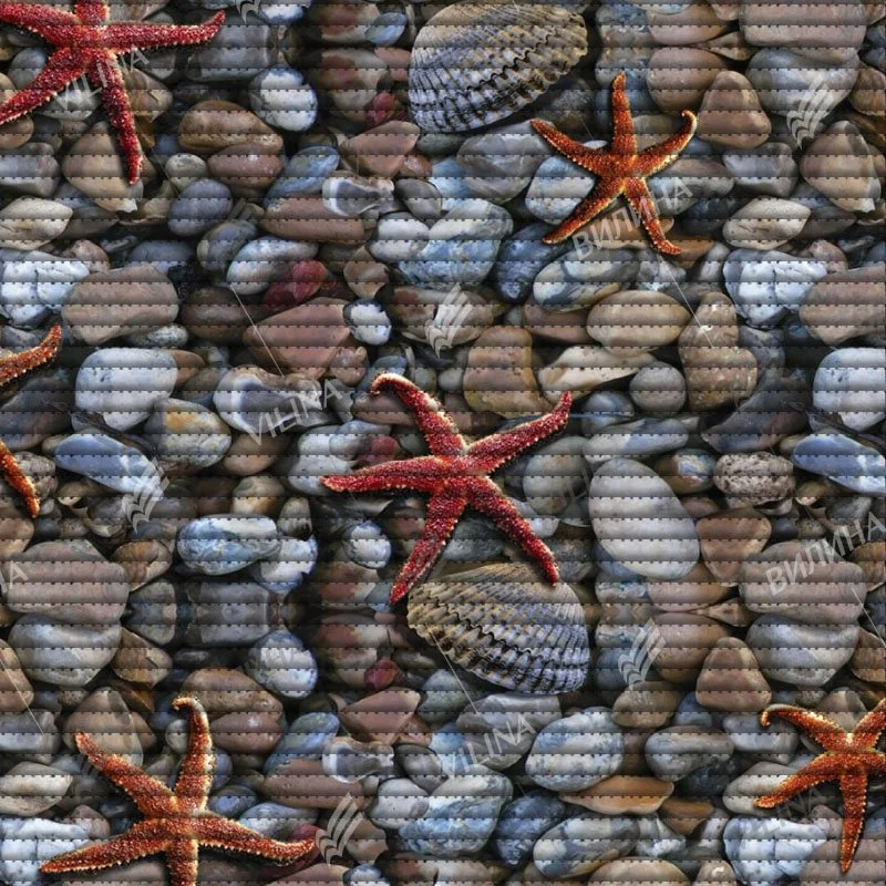 VILINA Коврик напольный из вспененного ПВХ 1,30 х 15 м 67530 принт FV2