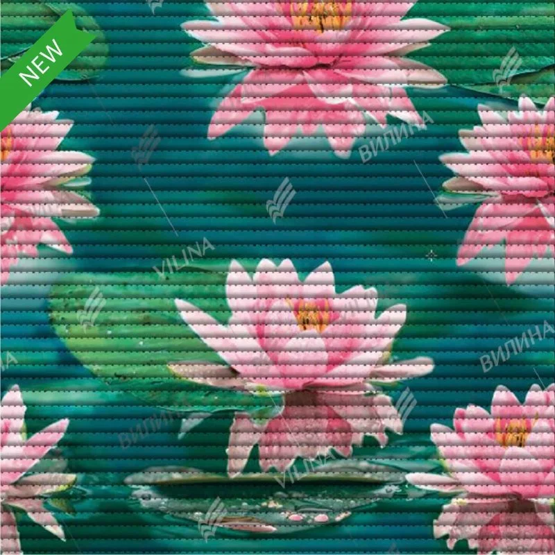 VILINA Коврик напольный из вспененного ПВХ 1,30 х 15 м 67530 принт FV37