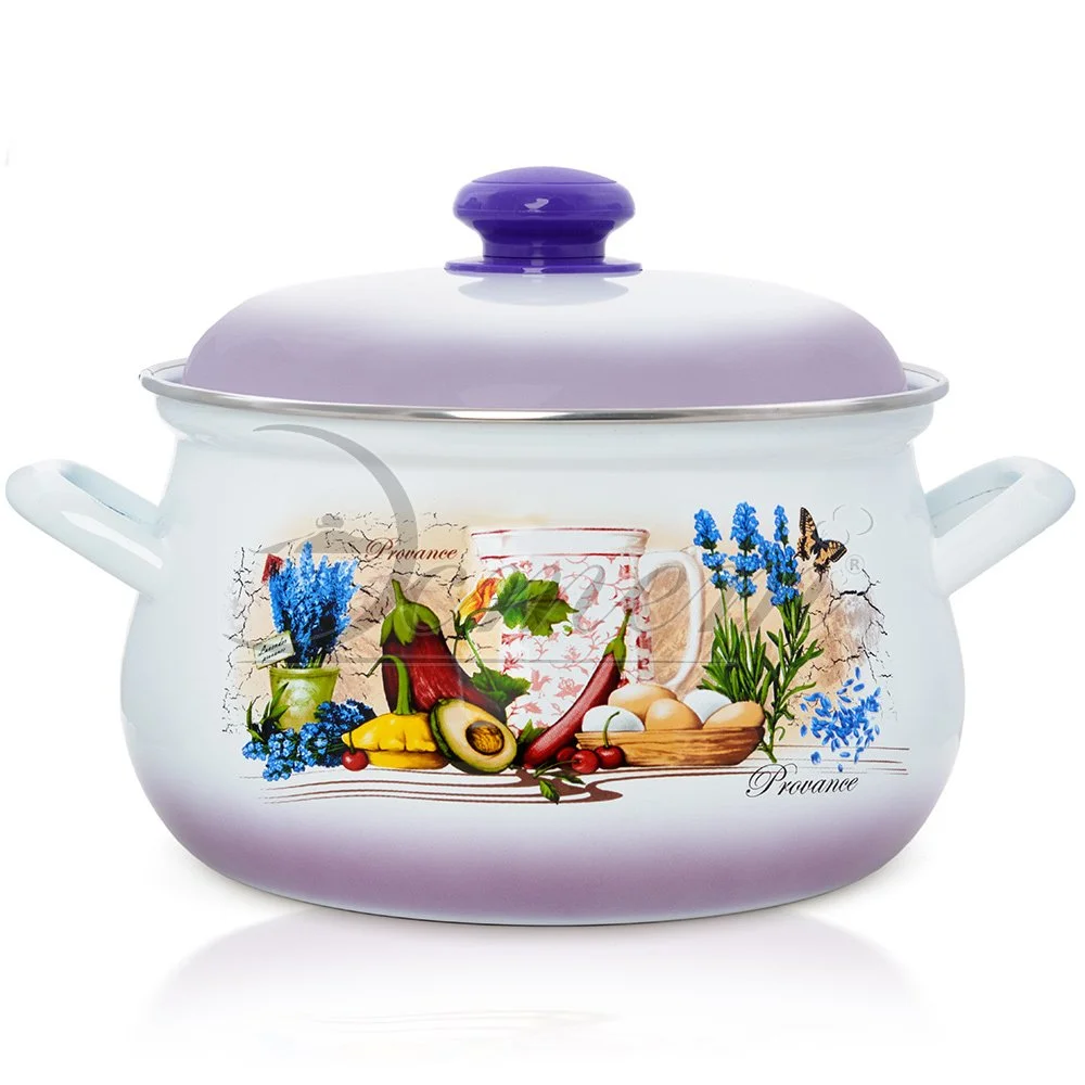 ЭСТЕТ Кастрюля 4,5 л Прованс ЭТ-71506 грушевидная