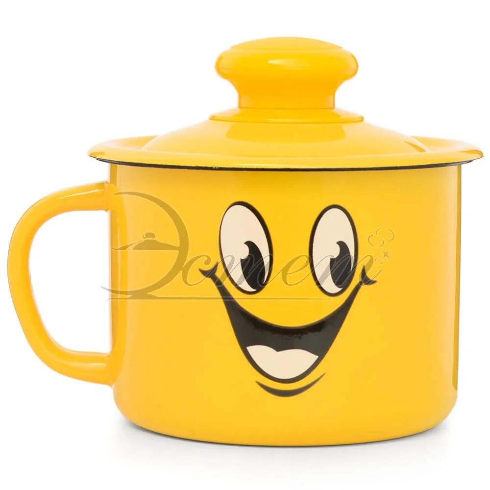 ЭСТЕТ Кружка 1,0 л Улыбка с крышкой ЭТ-72923