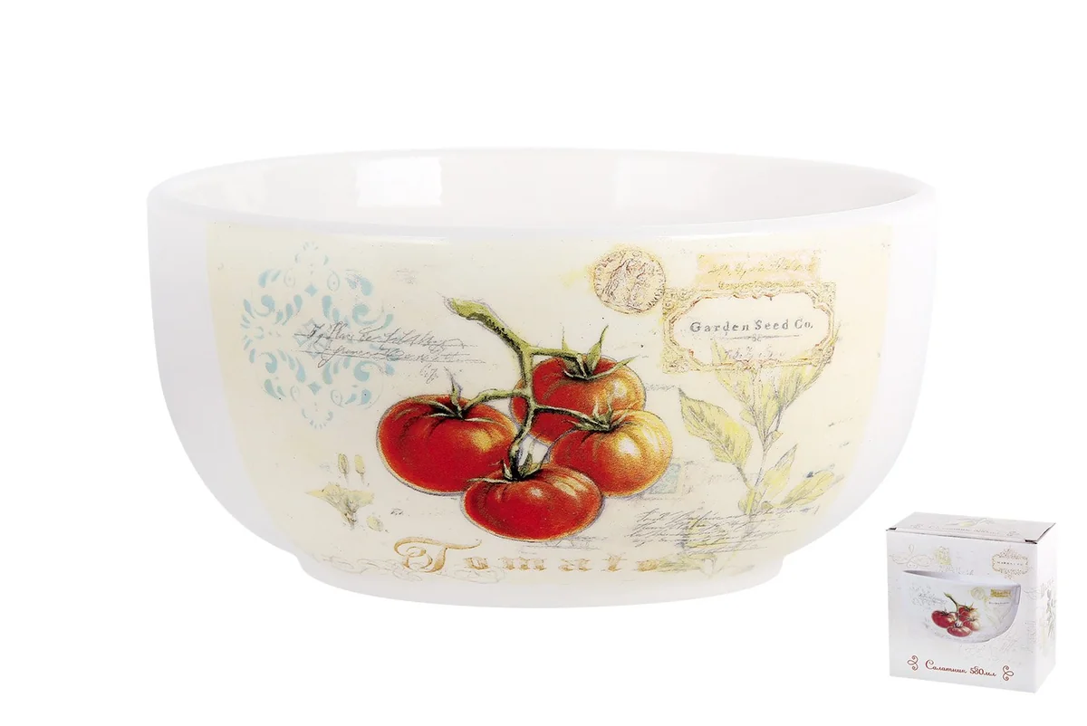КОРАЛЛ Салатник 580мл Tuscan vegetables ZFC044-36