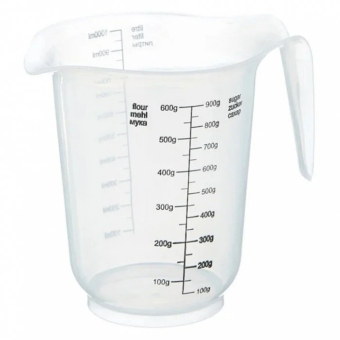 DELTA Кувшин мерный 1 л NP3053ПР-24 прозрачный