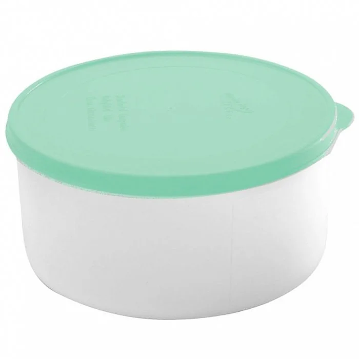DELTA Ёмкость для продуктов Bio круглая 1 л NP2372МТ-40 мята
