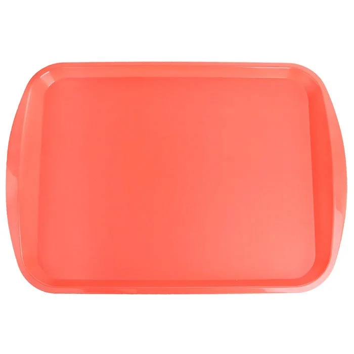 DELTA Поднос прямоугольный 365х255мм РТ9214КОРАЛ-12 коралловый