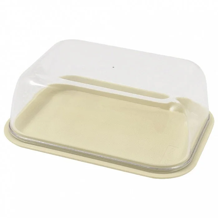 DELTA Масленка двухсторонняя 145х110х55 мм PT9096МЛ молочная