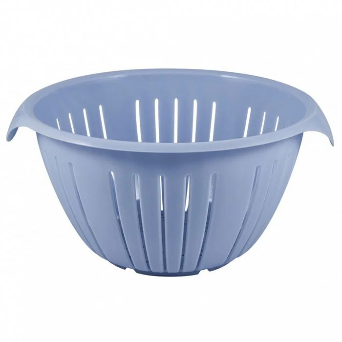 DELTA Дуршлаг с 2-мя ручками 245х223х120мм STOCKHOLM РТ9071ТГ-22 туманно-голубой