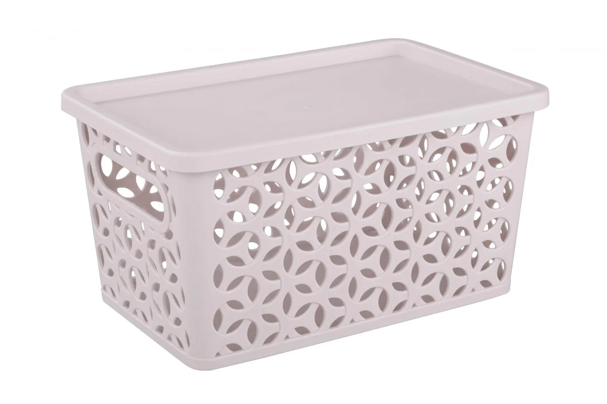 АЛЬТЕРНАТИВА Корзина Мираж М6883 светло-серый