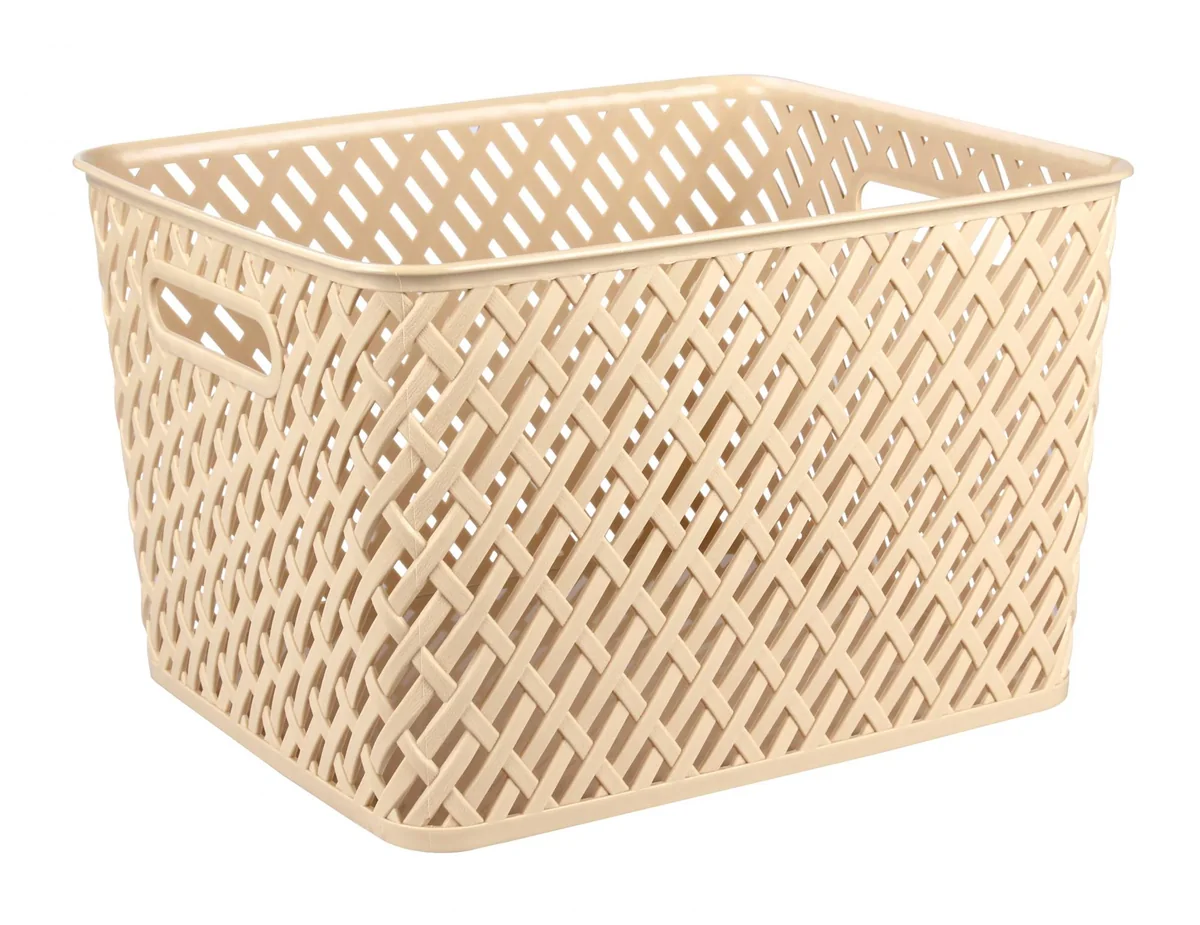 АЛЬТЕРНАТИВА Корзина Плетенка М3489 бежевый