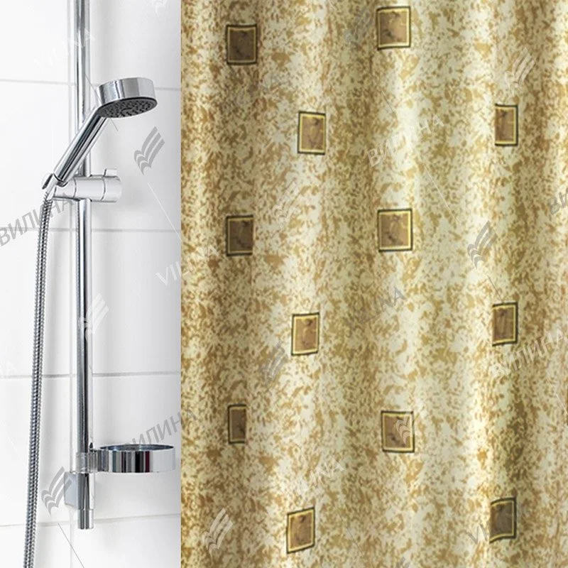 VILINA Занавес для ванной комнаты 170 x 180 см Для бережливых 1170BR