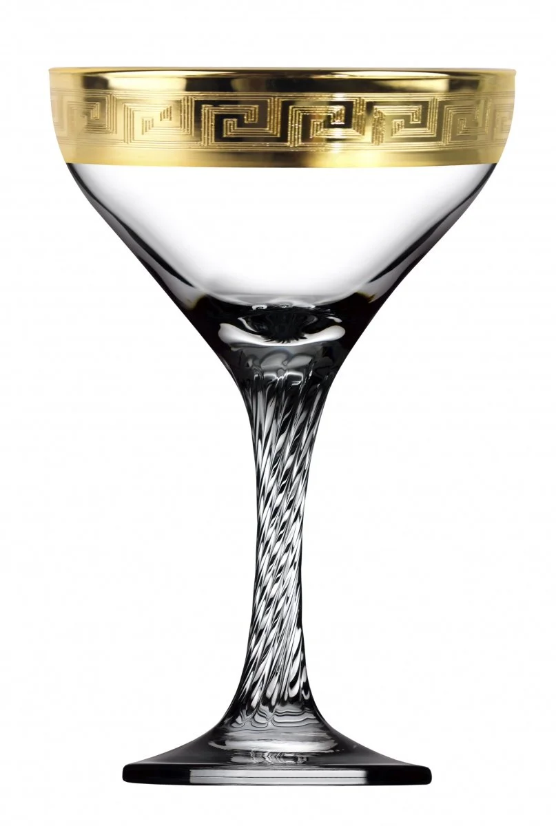 ГУСЬ ХРУСТАЛЬНЫЙ Набор креманок 6шт. Версаче голд TAV91-616/S