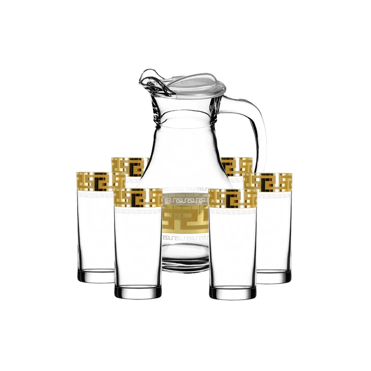 ГУСЬ ХРУСТАЛЬНЫЙ Набор для напитков 7пр. Греческий узор EAV03-3944/402