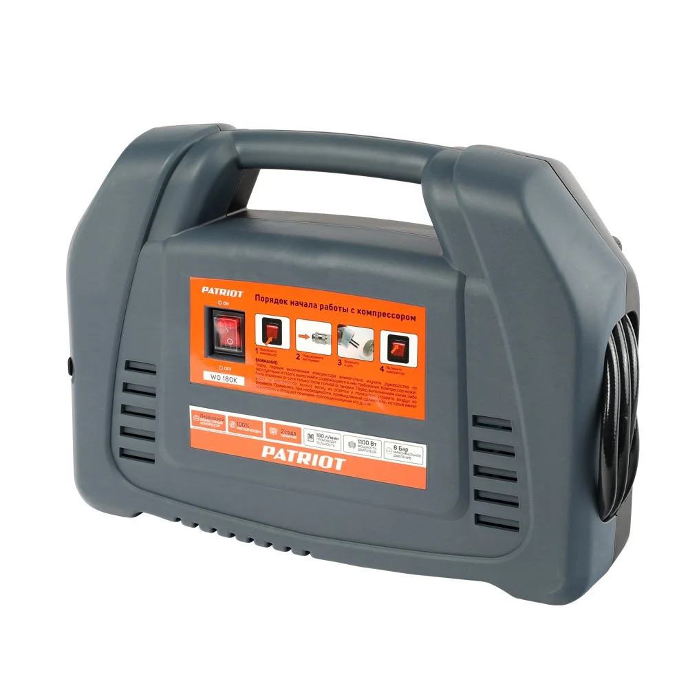 Patriot Компрессор поршневой безмасляный WO 180K