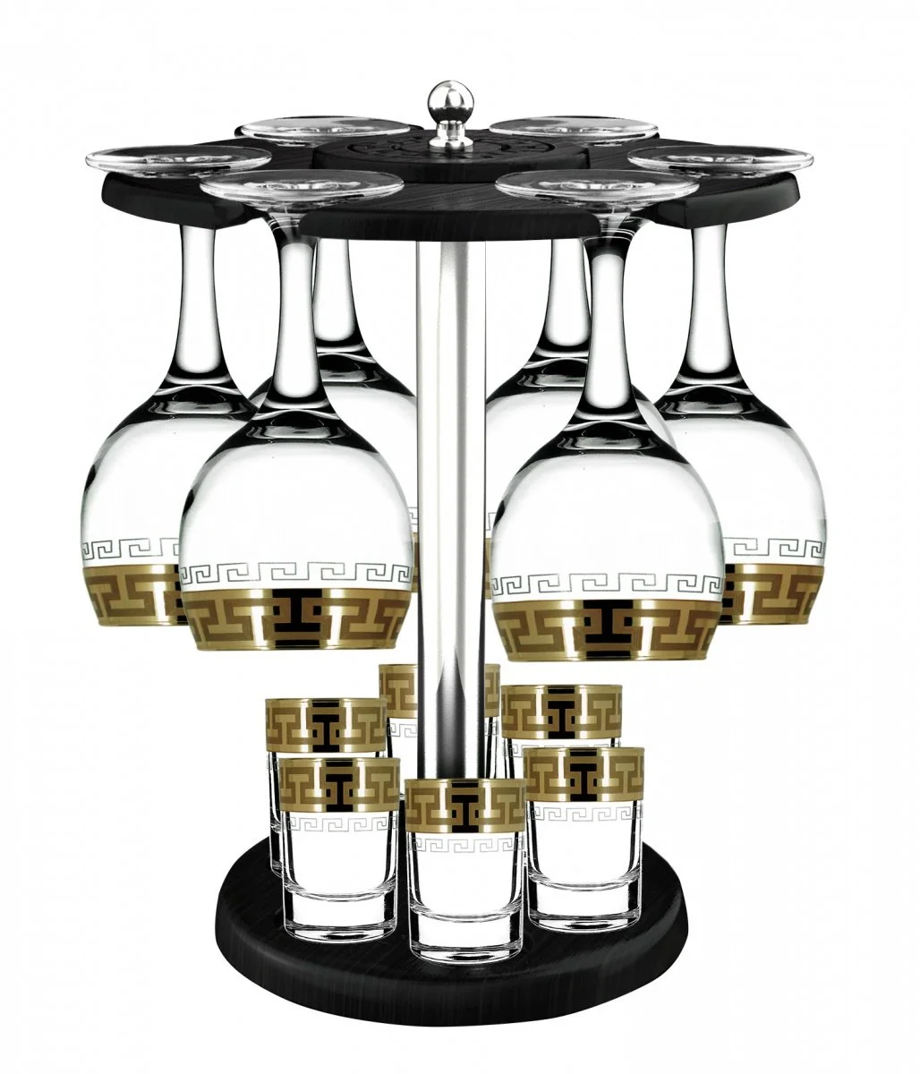 ГУСЬ ХРУСТАЛЬНЫЙ Универсальный набор 13пр.Греческий узор GE03-411/837/S-БС