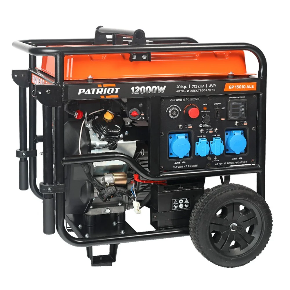 PATRIOT Генератор бензиновый GP 15010ALE