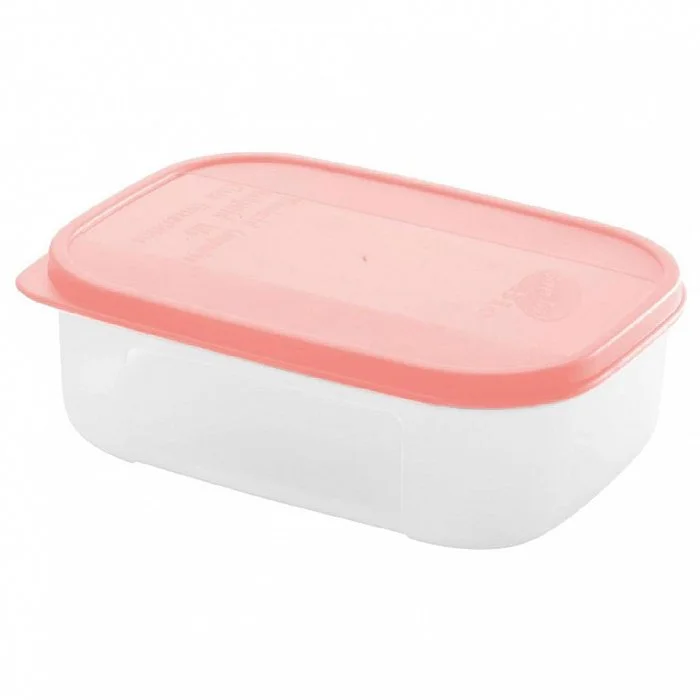 DELTA Ёмкость для продуктов Bio прямоугольная 0,35 л NP2361ПД-38 пудра