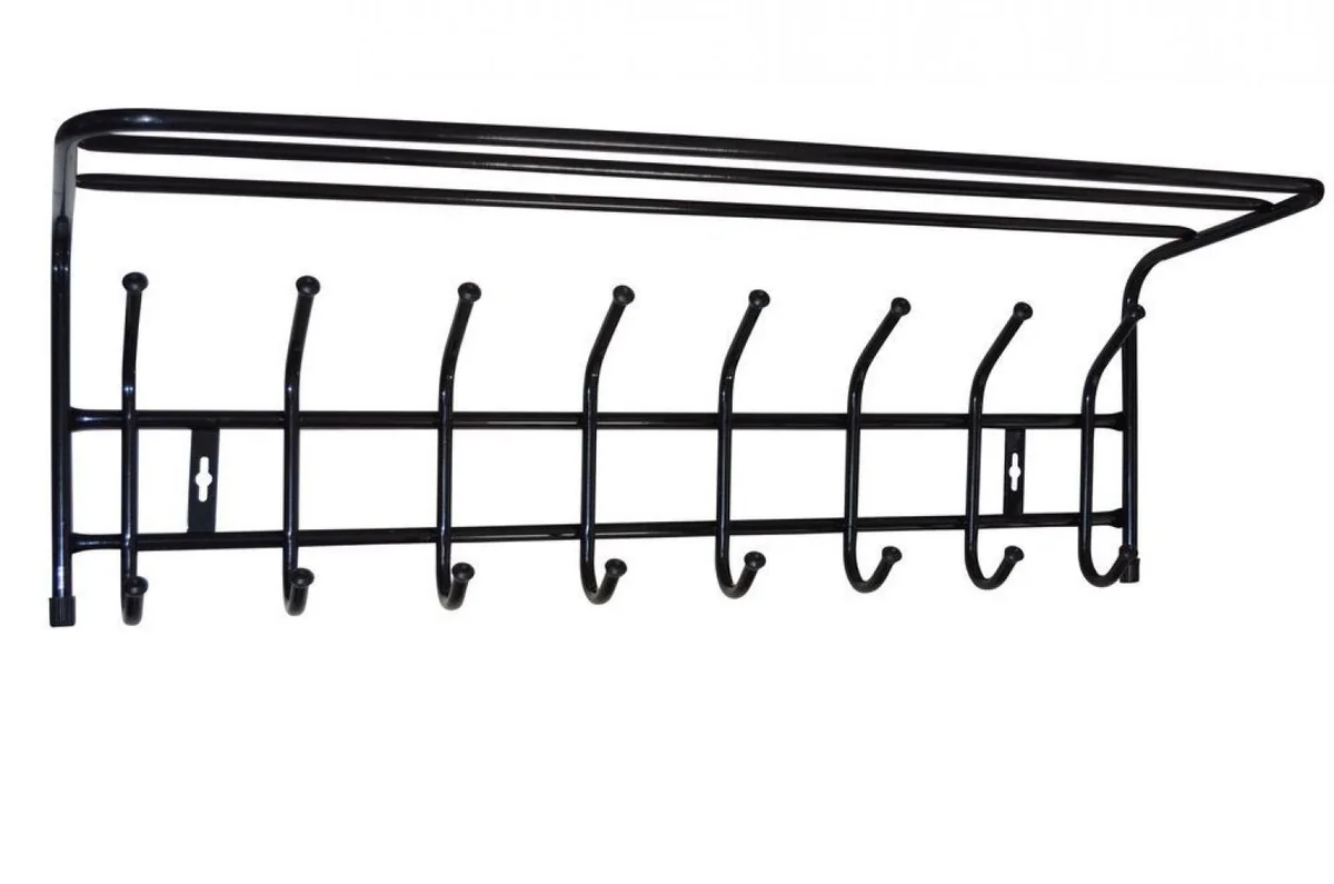 НИКА Вешалка настенная металлическая ВП8/Ч черный