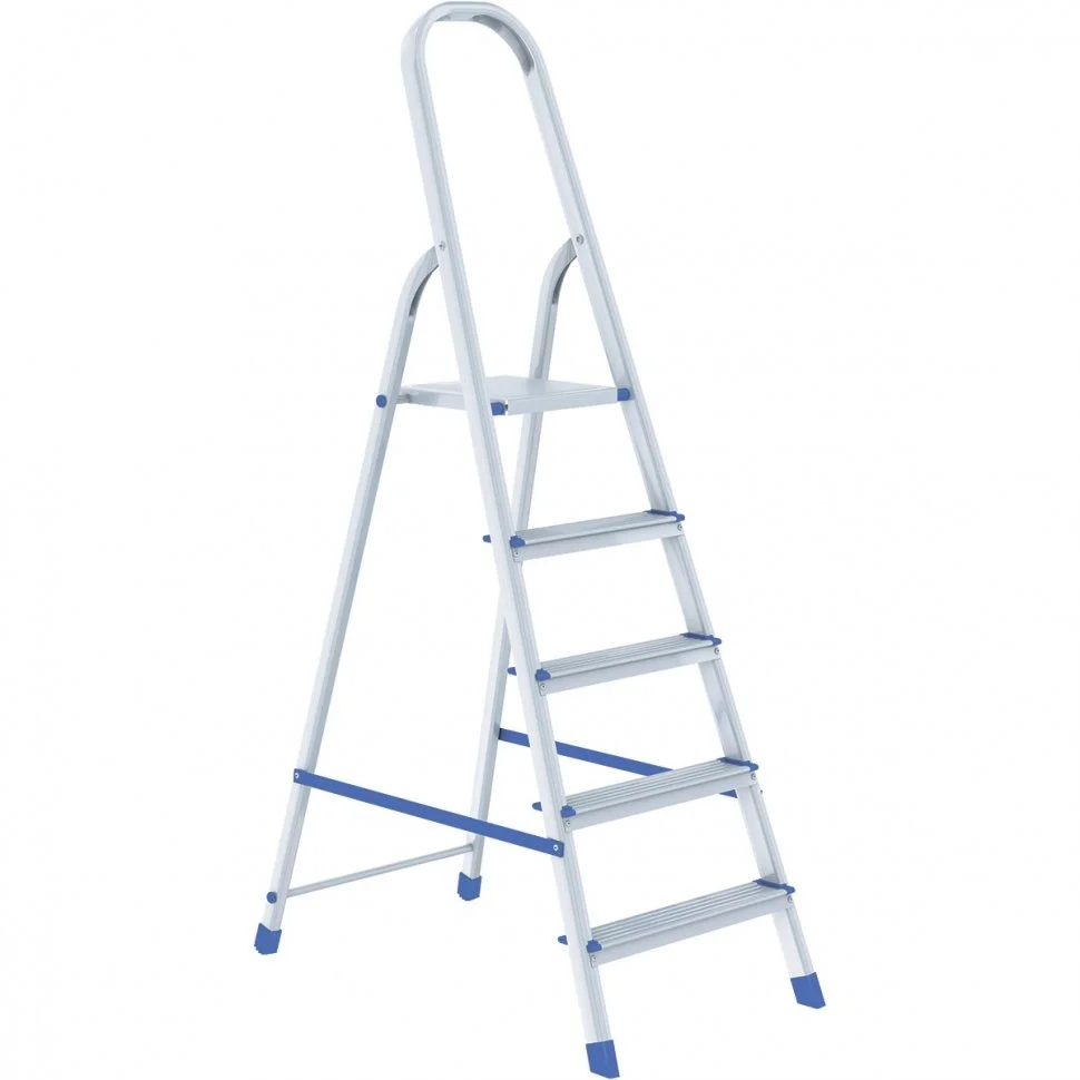 СТРОЙМАШ Стремянка 5 ступеней алюминиевая 14017